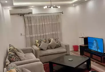 Furnished apartment for rent in Al-Rehab, the first ground floor residence with a private garden