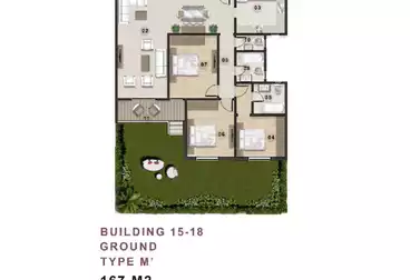 undefined undefined - 3 rooms - floor 2