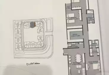 شقة 184 م في  كمبوند كتاليا بالجولدن اسكوير التجمع الخامس القاهرة الجديدة