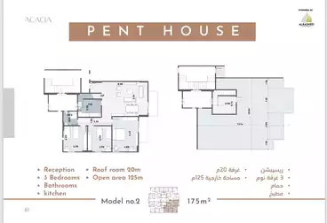 Apartments For sale in Acacia Compound - Al Rashed