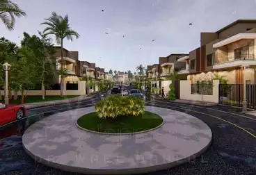 (With 0% down payment and a bargain price.. Independent villa  +  garden for sale in installments in New Zayed in Palm Valley