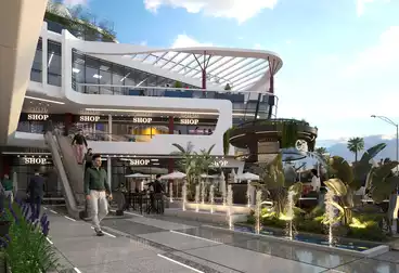 محل تجاري بالدور الأرضي ب Cielo Mall على طريق السويس وأمام مدينتي