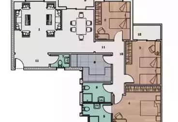 undefined undefined - 3 rooms - floor 1
