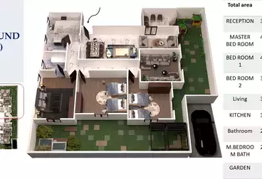 Apartment with Garden For sale - 4 rooms - floor 0