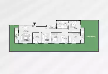 Apartment with Garden For sale - 3 rooms - floor 0