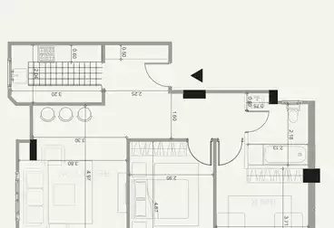 Apartments For sale - 2 rooms - floor 1