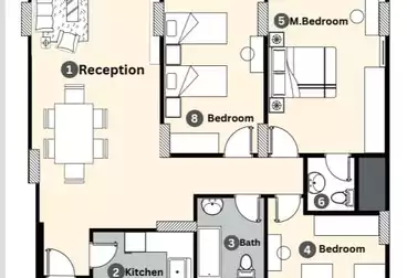 Apartments For sale - 2 rooms - floor 3