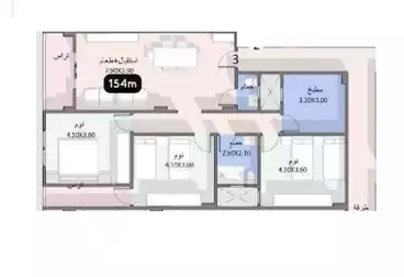 Apartments For sale - 3 rooms - floor 2