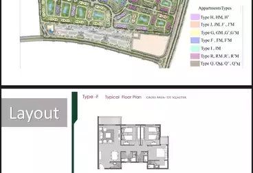 Apartments For sale - 3 rooms - floor 2