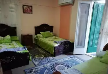شقة بحديقة للإيجار - 2 غرف - بالدور 0