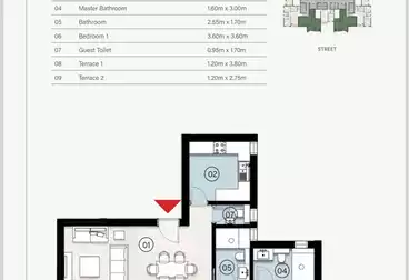 undefined undefined - 2 rooms - floor 6