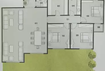 Apartment with Garden For sale - 3 rooms - floor 0