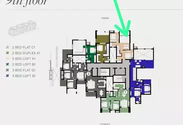 undefined undefined - 2 rooms - floor 6