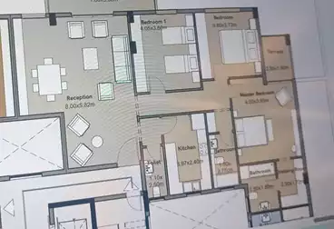 Apartments For sale - 3 rooms - floor 3