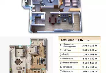 Apartments For sale - 2 rooms - floor 3