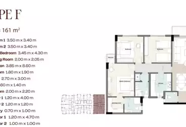 Apartments For sale - 3 rooms - floor 1