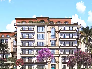 شقة بحديقة للبيع - 2 غرف - بالدور 0