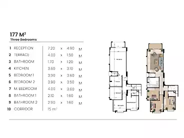 Apartment with Garden For sale - 3 rooms - floor 0