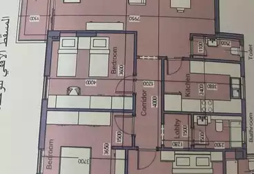 عقارات للبيع - 3 غرف - بالدور 2