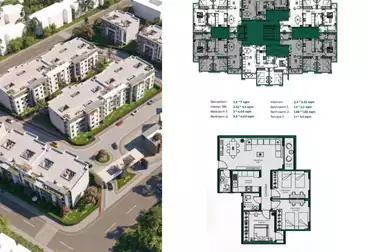 Apartments For sale - 2 rooms - floor 3