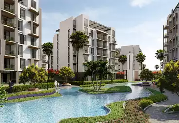 شقة بحديقة للبيع - 3 غرف - بالدور 1