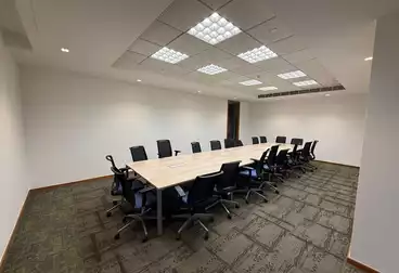 إداري للإيجار - 9 غرف - بالدور 2