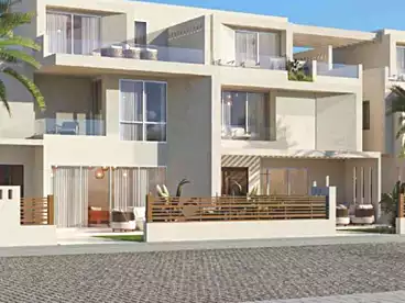 Town House For sale in Mar Bay Resort - Al Marasem, North Coast Resorts, 155 sqm
