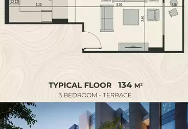 عقارات للبيع - 3 غرف - بالدور 2