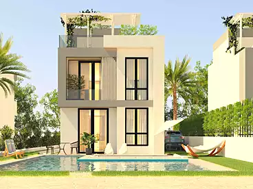 فيلا منفصلة للبيع - 4 غرف