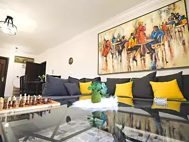 Furnished Apartment For rent - 3 rooms - floor 2