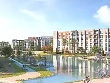 Apartment with Garden For sale in HAP Town Compound - Hassan Allam, Compounds in El Mostakbal City, 160 sqm