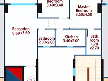 Properties For sale - 2 rooms - floor 3