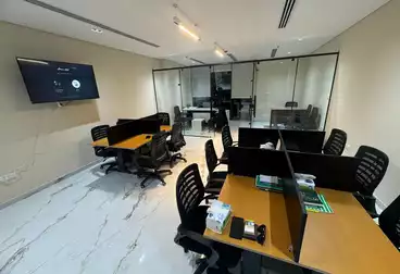 إداري للإيجار - 3 غرف - بالدور 2