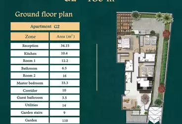 شقق للبيع - 3 غرف - بالدور 0