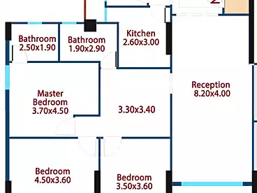 Apartments For sale - 3 rooms - floor 10