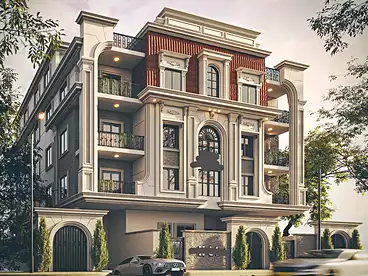 شقة بحديقة للبيع - 3 غرف - بالدور 0