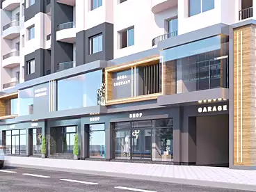 Commercial For sale in El Khamseen St., Hay El Waha, 95 sqm