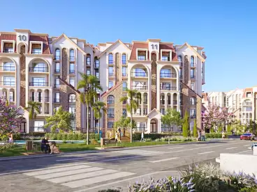 For sale in Jiwar Residence Compound - Concrete, Compounds in 6th Settlement, 138 sqm