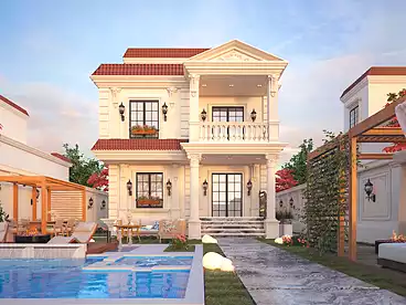 Villas For sale in Compounds in Sheikh Zayed, El Sheikh Zayed, 275 sqm