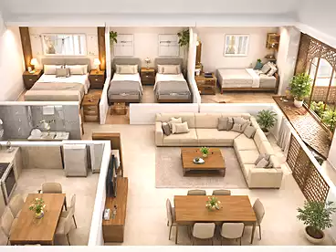 Apartments For sale in Moussa Dewidar St., Mahmasha St., 100 sqm