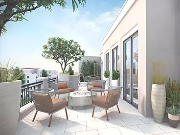 Apartments For sale in Village West Compound - Dorra, Compounds in Sheikh Zayed, 70 sqm