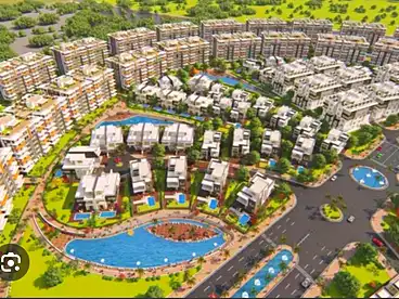 شقق للبيع في كمبوند رودس - بلازا جاردنز، الحي السكني السابع - R7، 195 متر