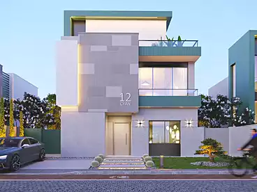 Villas For sale in Compounds in Sheikh Zayed, El Sheikh Zayed, 208 sqm