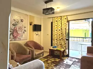 Furnished Apartment For rent in El Gaish Rd, El Mandara, 95 sqm