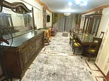 Furnished Apartment For rent in Mortada Basha St, Ganaklis, 144 sqm
