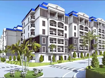 Apartment with Garden For sale in Turath Park Compound, Compounds in El Obour City, 160 sqm