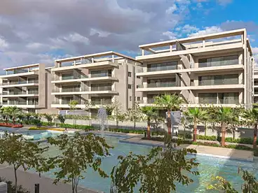 Apartment with Garden For sale in Lake View Residence - El Hazek, Compounds in New Cairo, 144 sqm