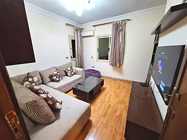 Furnished Apartment For rent in Hadayek El Mohandiseen, Compounds in Sheikh Zayed, 140 sqm