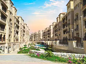 Apartment with Garden For sale in Rock Vera Compound, Compounds in New Cairo, 158 sqm