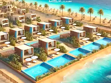 شاليهات للبيع في منتجع هاسيندا بلو - بالم هيلز، منتجعات الساحل الشمالى، 116 متر
